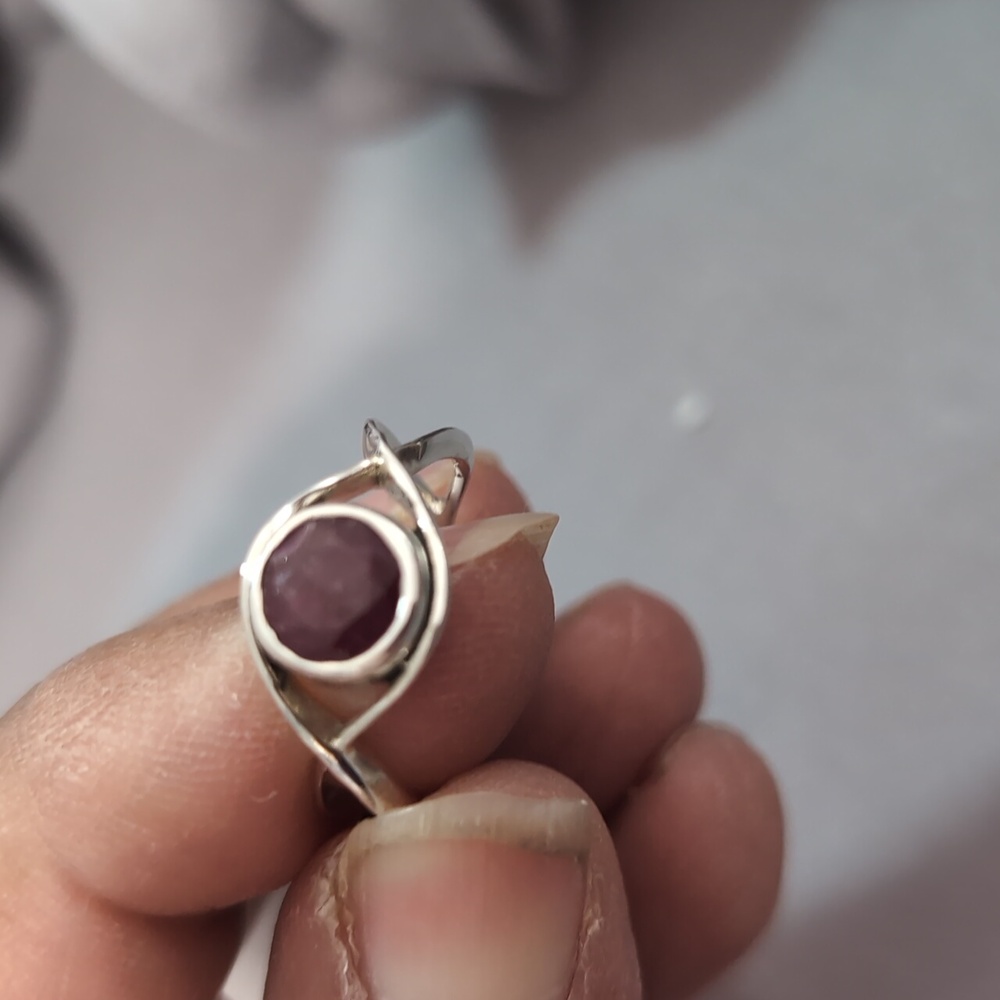 Size 7 Ruby Ring - image 2